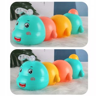 Interaktywna Gąsienica do Raczkowania dla dzieci światła dźwięk melodia Luxma