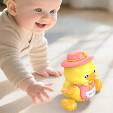 Interaktywna Kaczuszka z maluchami na magnes nauka raczkowania dla dzieci Luxma