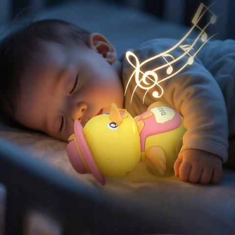 Interaktywna Kaczuszka z maluchami na magnes nauka raczkowania dla dzieci Luxma