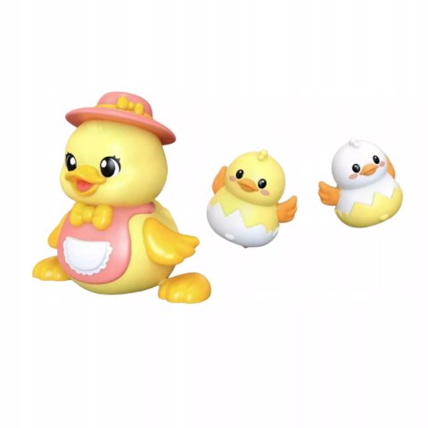 Interaktywna Kaczuszka z maluchami na magnes nauka raczkowania dla dzieci Luxma