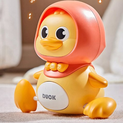 Interaktywna kaczka z maluchem na magnes dla dzieci nauka raczkowania Luxma