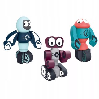 Klocki magnetyczne dla dzieci roboty 21 elementów kosmiczna zabawa Luxma