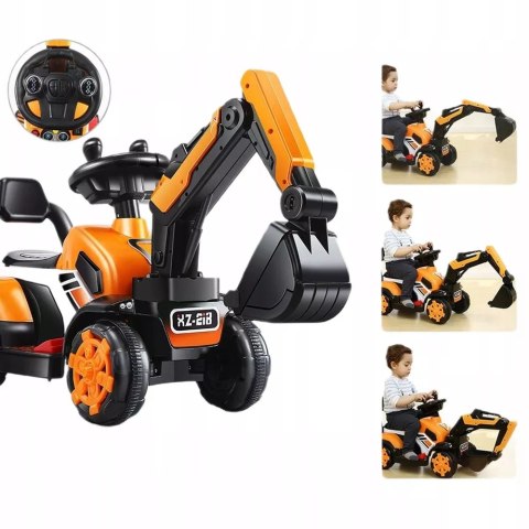 Koparka na akumulator dla dzieci elektryczna łyżka jeździk XZ-219 Luxma