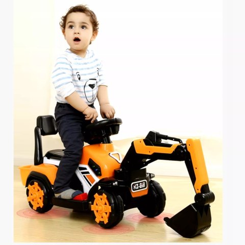 Koparka na akumulator dla dzieci elektryczna łyżka jeździk XZ-219 Luxma