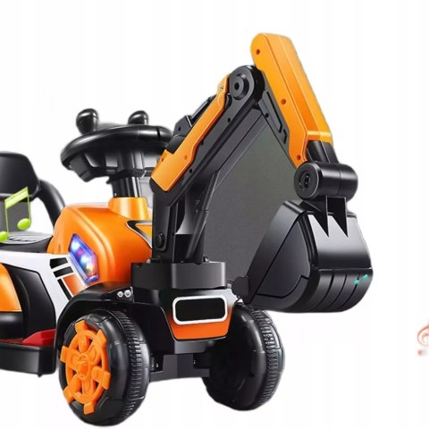 Koparka na akumulator dla dzieci elektryczna łyżka jeździk XZ-219 Luxma