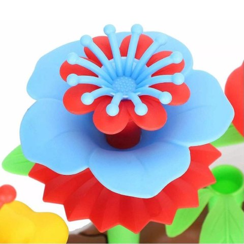 Kreatywny Ogródek klocki konstrukcyjne 148 El. Kwiaty Edukacyjne kwiatki Luxma