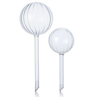 Kule Nawadniające do Roślin Kwiatów Szklane Dozownik VILDE 2 szt.