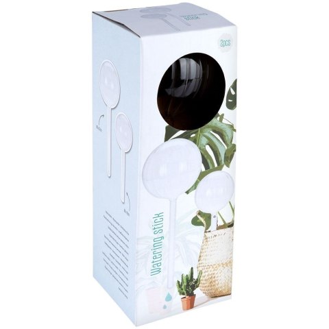 Kule Nawadniające do Roślin Kwiatów Szklane Dozownik VILDE 2 szt.