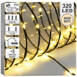 Lampki Choinkowe 320 LED Świąteczne Zewnętrzne Wewnętrzne VILDE 2392,5 cm