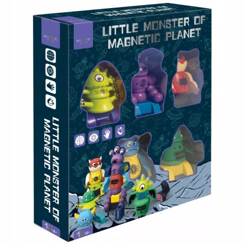 Magnetyczne Potwory Klocki Roboty dla dzieci 18m+ Zabawka Edukacyjna Luxma