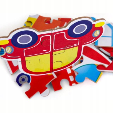 Moje pierwsze puzzle pojazdy służbowe 30 szt. 1768 Luxma