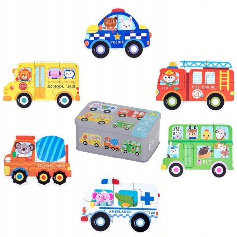 Moje pierwsze puzzle pojazdy służbowe 30 szt. 1768 Luxma