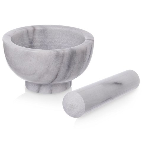 Moździerz do Ucierania Przypraw Ziół Pesto Marmurowy Solidny ORION 11,5 cm