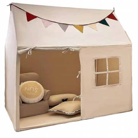 Namiot domek girlanda trójkątna lampki gwiazdki okno DL025 Luxma