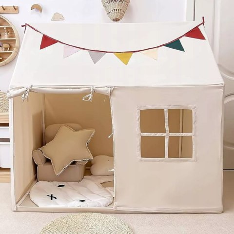 Namiot domek girlanda trójkątna lampki gwiazdki okno DL025 Luxma