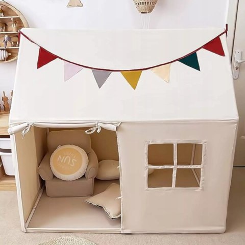 Namiot domek girlanda trójkątna lampki gwiazdki okno DL025 Luxma