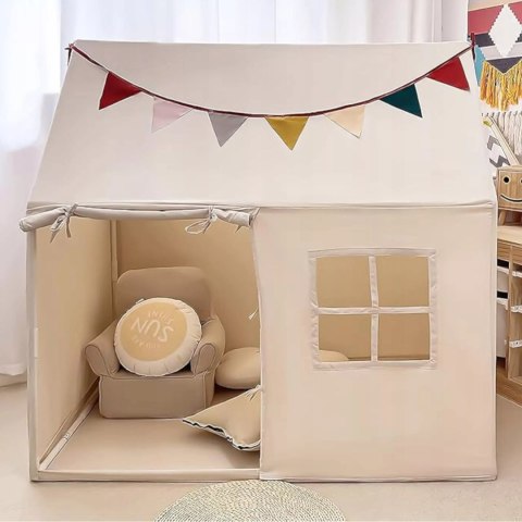 Namiot domek girlanda trójkątna lampki gwiazdki okno DL025 Luxma