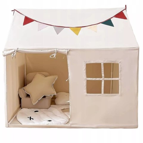 Namiot domek girlanda trójkątna lampki gwiazdki okno DL025 Luxma