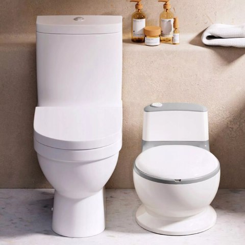 Nocnik toaleta dla Dzieci WC miękkie siedzisko wuciągany wkład dźwięki Luxma