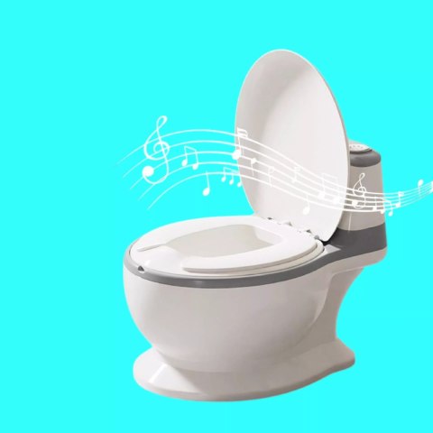 Nocnik toaleta dla Dzieci WC miękkie siedzisko wuciągany wkład dźwięki Luxma