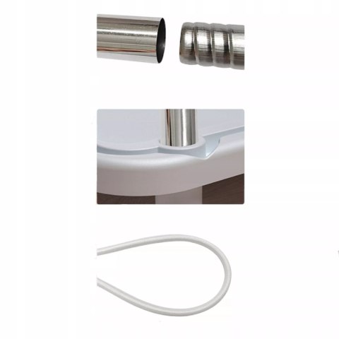 Organizer na pluszaki i zabawki stojak z elastycznymi pasami, pojemny Luxma