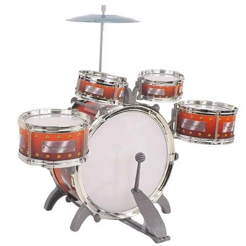 Perkusja dla dzieci 5 bębenków talerz krzesło 2008 Luxma