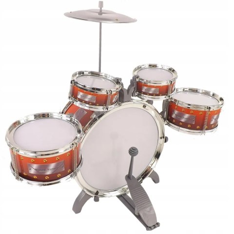 Perkusja dla dzieci 5 bębenków talerz krzesło 2008 Luxma