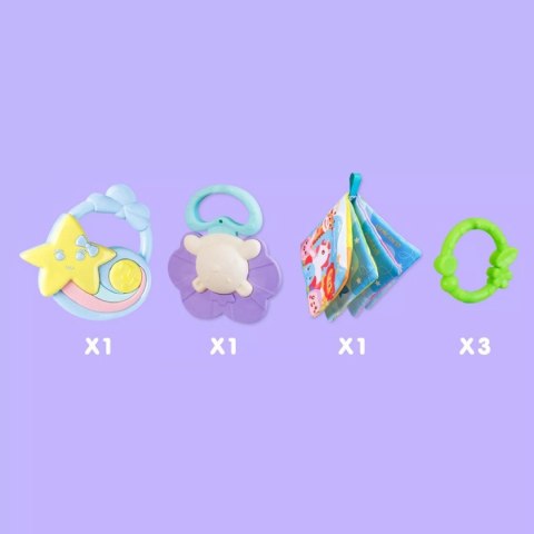 Poduszka Edukacyjna dla Niemowlaka Sensoryczna Zabawa Grzechotki Melodie Luxma