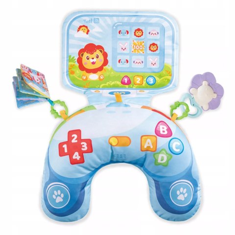 Poduszka Edukacyjna dla Niemowlaka Sensoryczna Zabawa Grzechotki Melodie Luxma