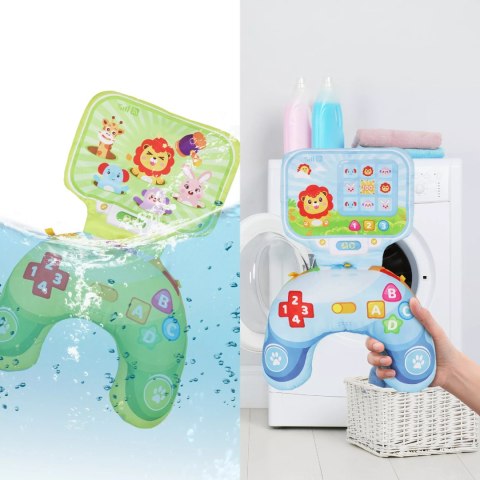 Poduszka Sensoryczna dla Niemowląt Edukacyjna z Panelem Grzechotką Melodie Luxma