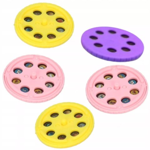 Projektor mini ręczny latarka 2w1niebieski dla dzieci 7606N Luxma