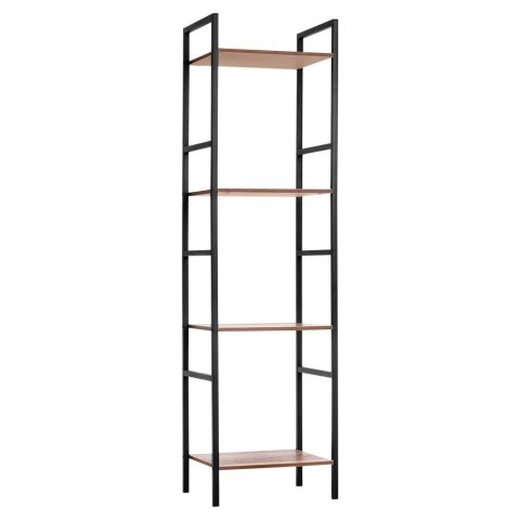 Regał Metalowy Czarny MDF 4 Półki 295 x 235 x 1065 cm TRENDS4YOU