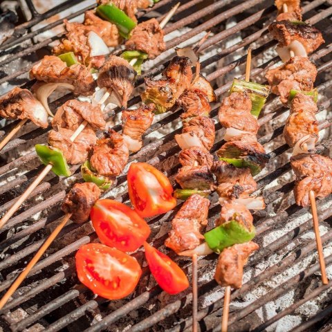 Szpikulce do Szaszłyków Bambusowe 50 szt. 35 cm VILDE Grill Piekarnik