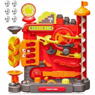 Tor Kulkowy Gra Zręcznościowa logiczna Labirynt 3D 16 Poziomów dla Dzieci Luxma