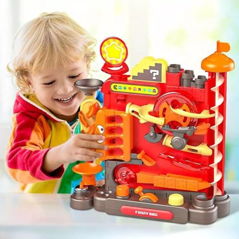 Tor Kulkowy Gra Zręcznościowa logiczna Labirynt 3D 16 Poziomów dla Dzieci Luxma