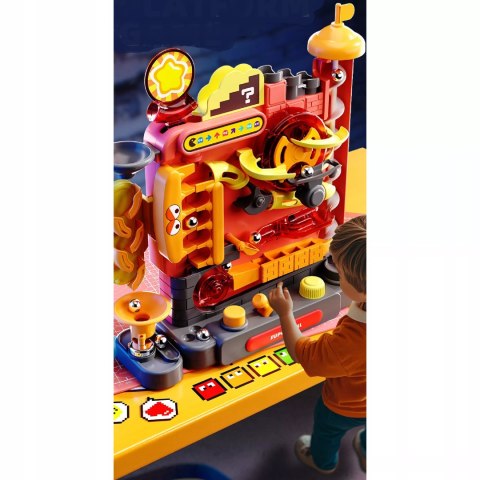 Tor Kulkowy Gra Zręcznościowa logiczna Labirynt 3D 16 Poziomów dla Dzieci Luxma