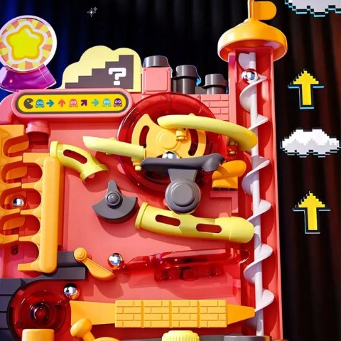 Tor Kulkowy Gra Zręcznościowa logiczna Labirynt 3D 16 Poziomów dla Dzieci Luxma