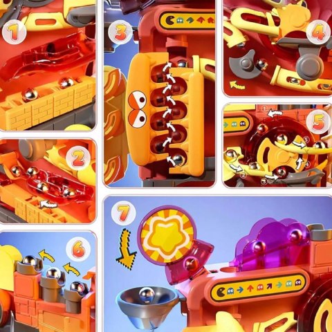 Tor Kulkowy Gra Zręcznościowa logiczna Labirynt 3D 16 Poziomów dla Dzieci Luxma