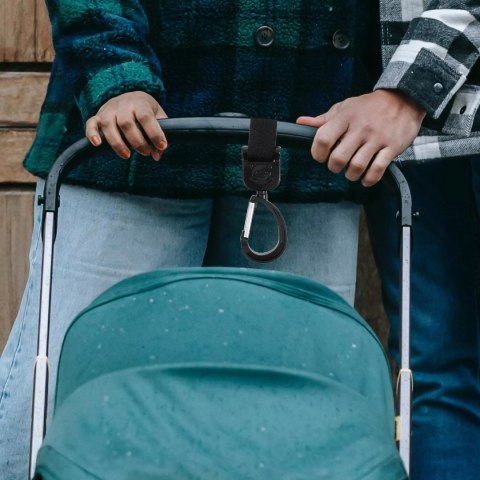 Uniwersalny zestaw 2 zaczepów uchwyt do wózka mocny hak na torbę zakupy Luxma