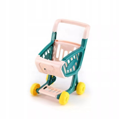 Wózek Sklepowy dla Dzieci Warzywa i Owoce Zestaw Zakupowy Sklep Koszyk Luxma