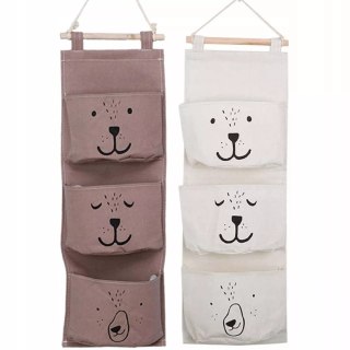 2x Organizer Wiszący do Pokoju Dziecka Kieszeń na Zabawki do łazienki 60 cm Luxma