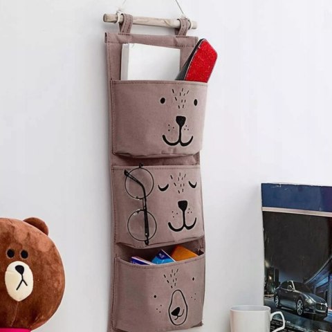 2x Organizer Wiszący do Pokoju Dziecka Kieszeń na Zabawki do łazienki 60 cm Luxma