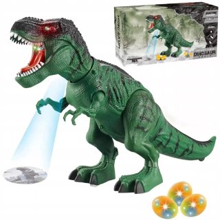 Dinozaur T-Rex Zabawka Edukacyjna Chodzi Znosi Jaja Realistyczne Dźwięki Luxma
