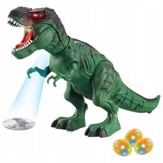 Dinozaur T-Rex Zabawka Edukacyjna Chodzi Znosi Jaja Realistyczne Dźwięki Luxma