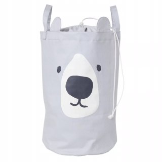 Kosz na zabawki ubrania dla dzieci 63L zamykany duży pojemnik organizer Luxma