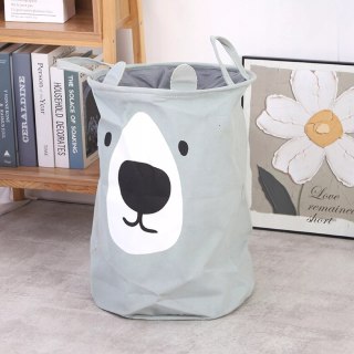 Kosz na zabawki ubrania dla dzieci 63L zamykany duży pojemnik organizer Luxma