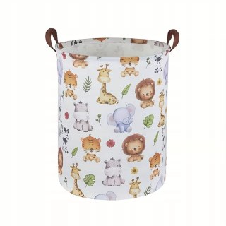 Kosz organizer na zabawki 40x50 cm dla dzieci do pokoju dziecięcego Luxma