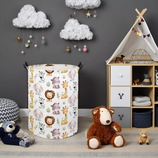 Kosz organizer na zabawki 40x50 cm dla dzieci do pokoju dziecięcego Luxma