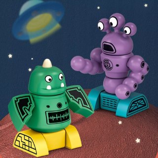 Magnetyczny Potwór Robot Figurka dla dzieci 18m+ Zabawka Edukacyjna Luxma