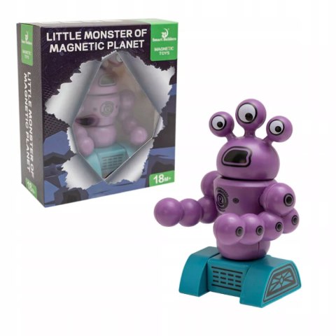 Magnetyczny Potwór Robot Figurka dla dzieci 18m+ Zabawka Edukacyjna Luxma